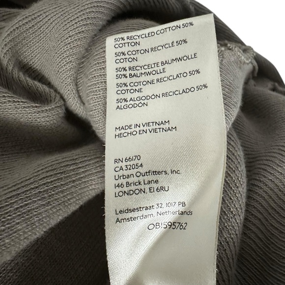 Free People We The Free Women Full Swing Tunic XL Grau Long Sleeve Asymmetrical - Picture 8 of 9